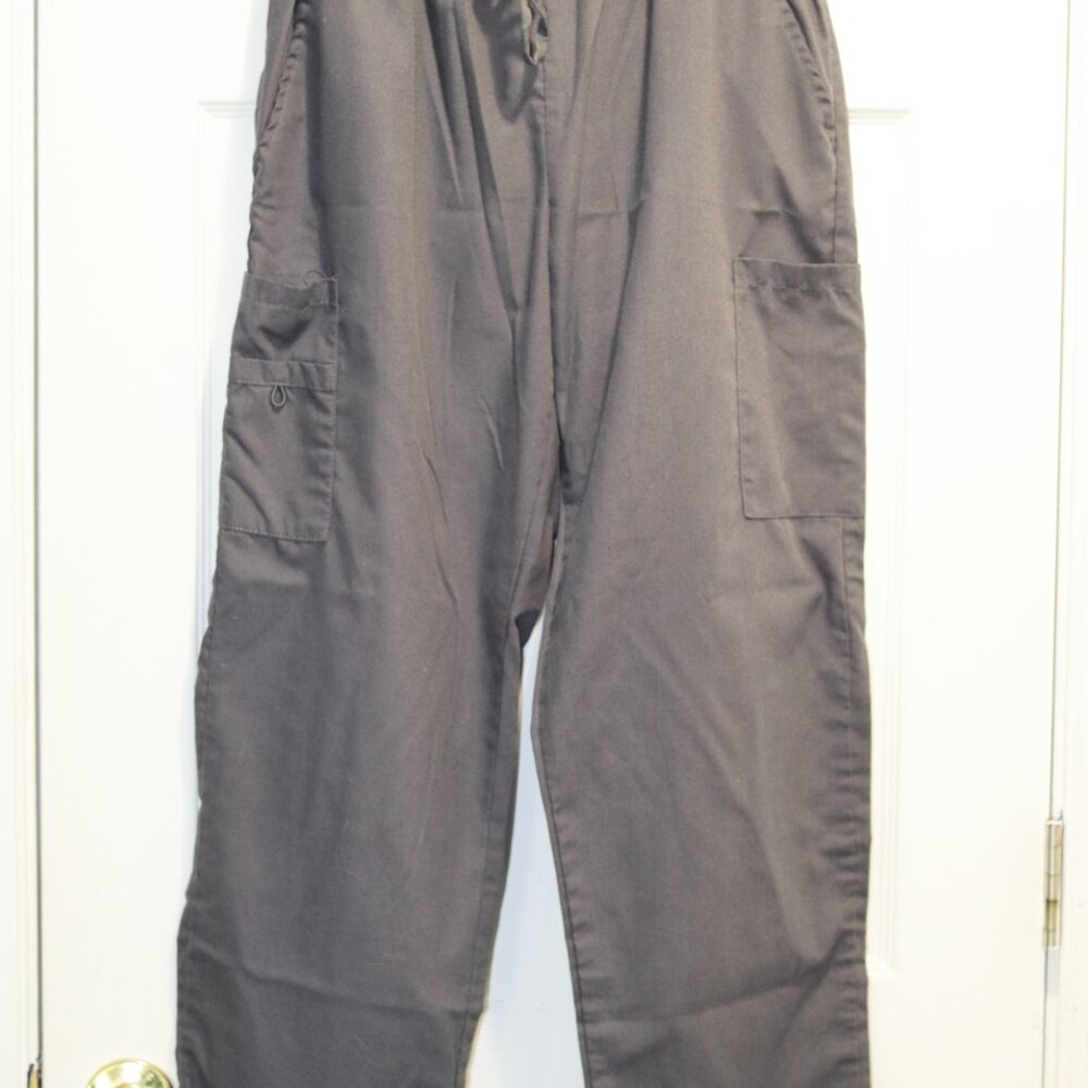 Womens Greentown Grey Scrubs Bottom Large